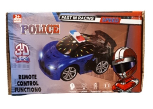 CARRO POLICIA BATE E VOLTA